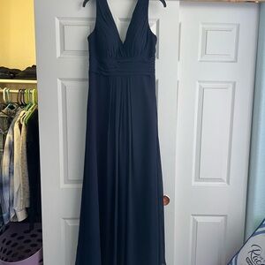 Bill Levkoff Deep Blue Maxi Dress